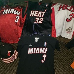 Miami Heat Jerseys and T shirt and hat
